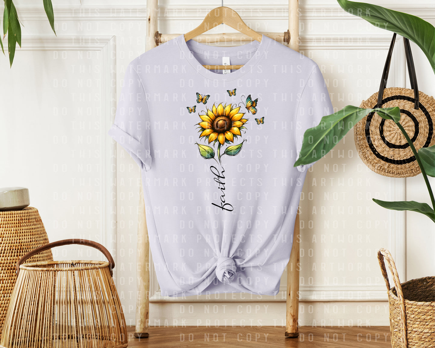 Faith Sunflower Graphic Tee