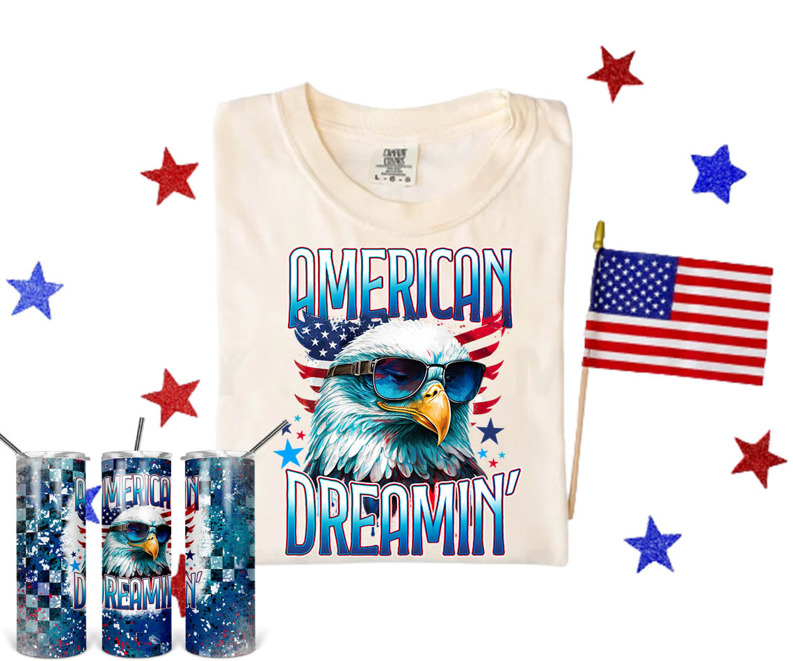 American Dreamin 20 oz Skinny Tumbler