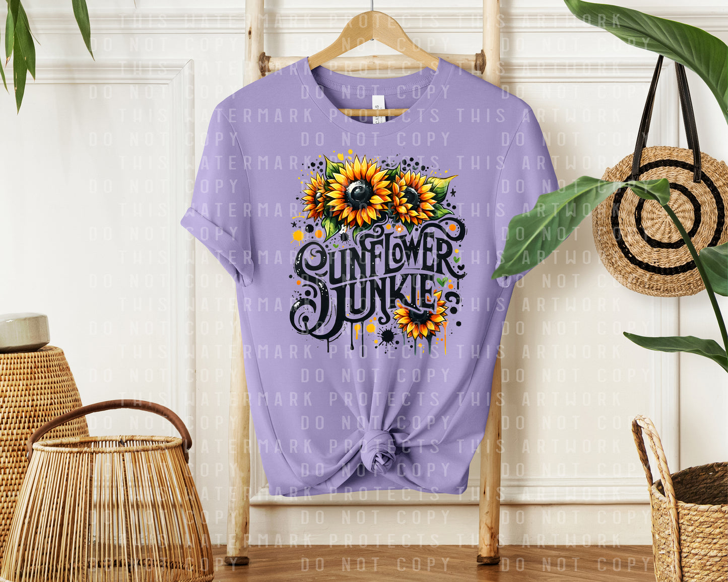 Sunflower Junkie Graphic Tee