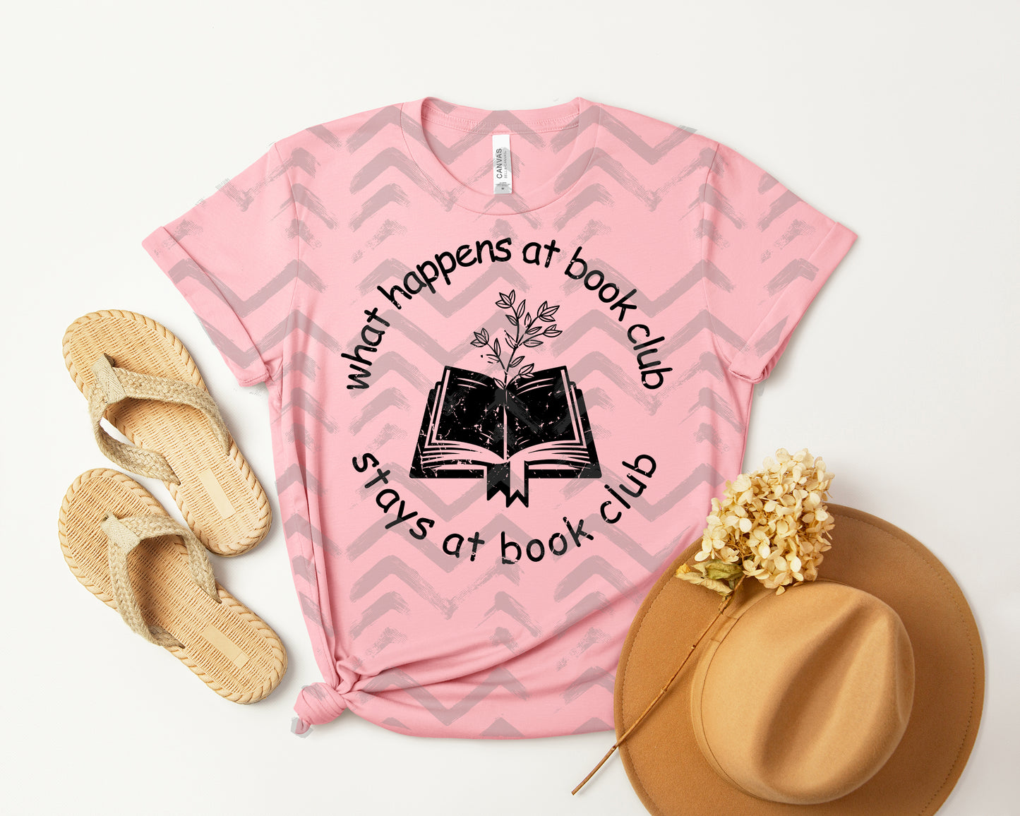 What Happens at Book Club Graphic Tee