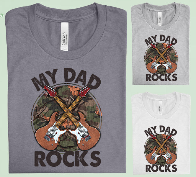 My Dad Rocks Graphic Tee Graphic Tee