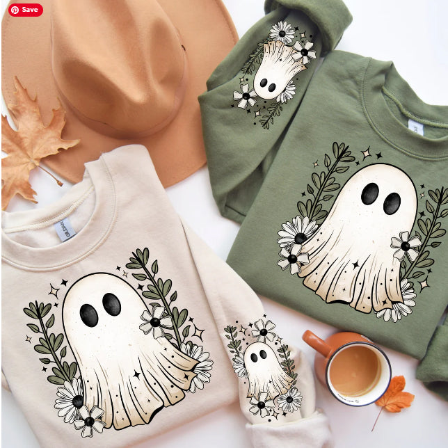 Floral Ghost Graphic Tee