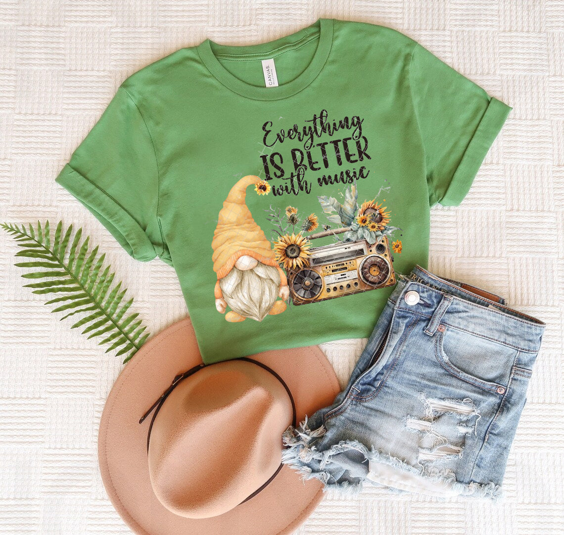 Everything is Better with Music Graphic Tee