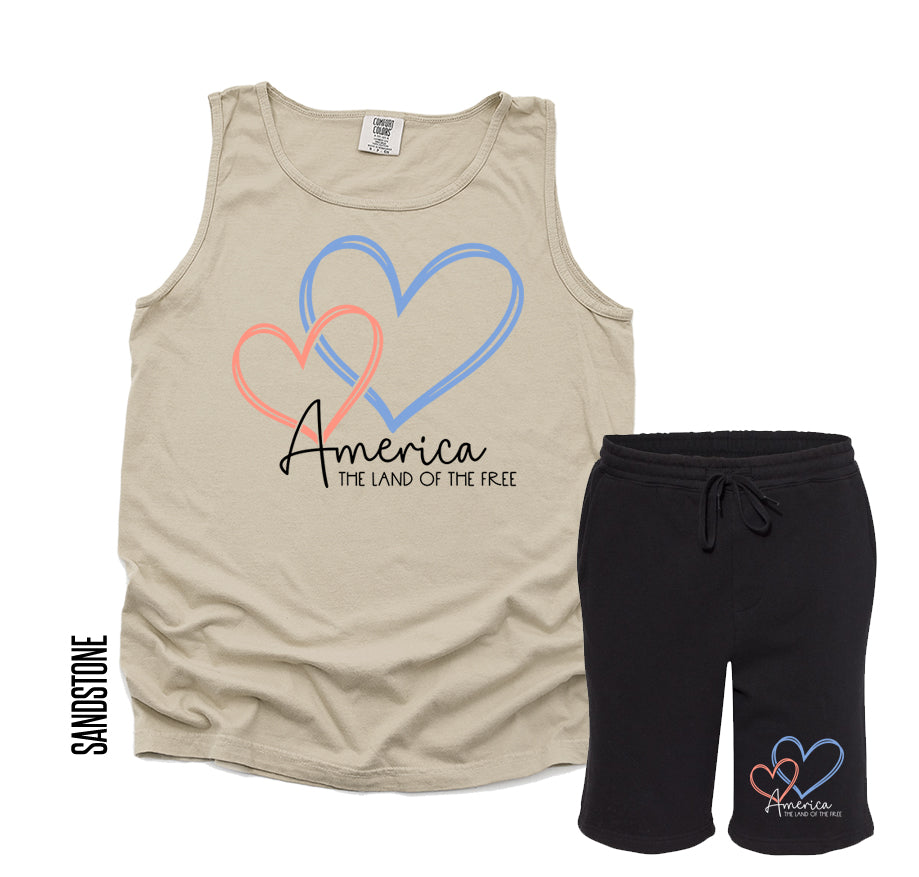 America The Land Of The Free Graphic Tee Graphic Tee