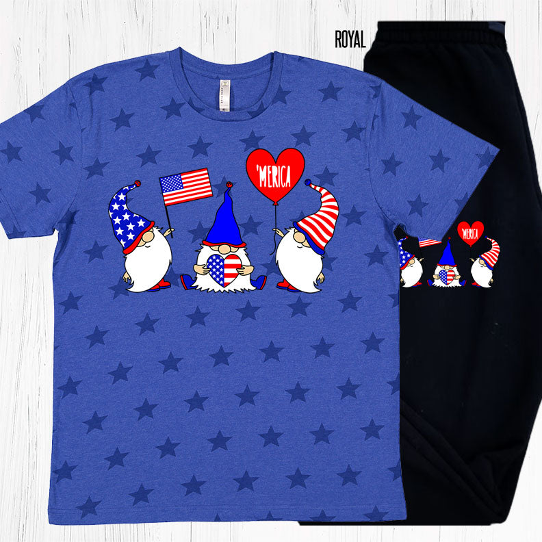 Merica Gnomes Graphic Tee Graphic Tee