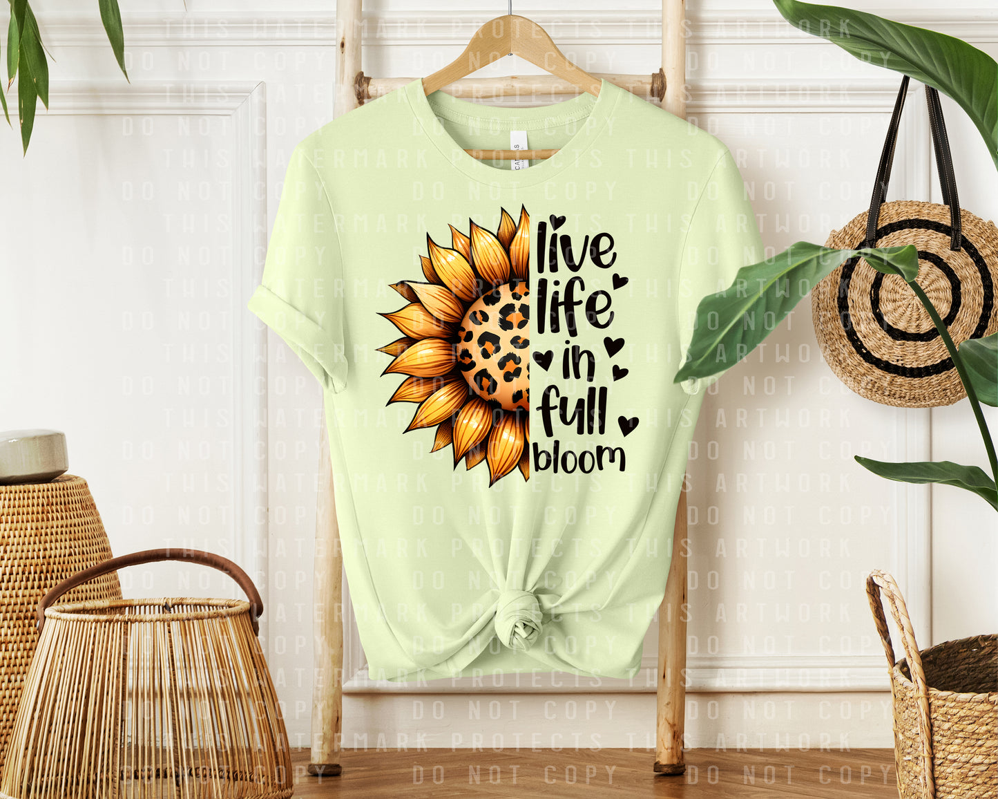 Live Life in Full Bloom Graphic Tee