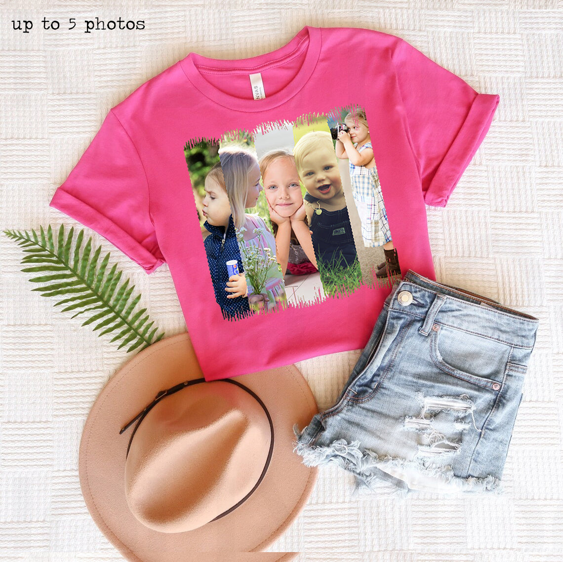 Family Photos Customized Graphic Tee