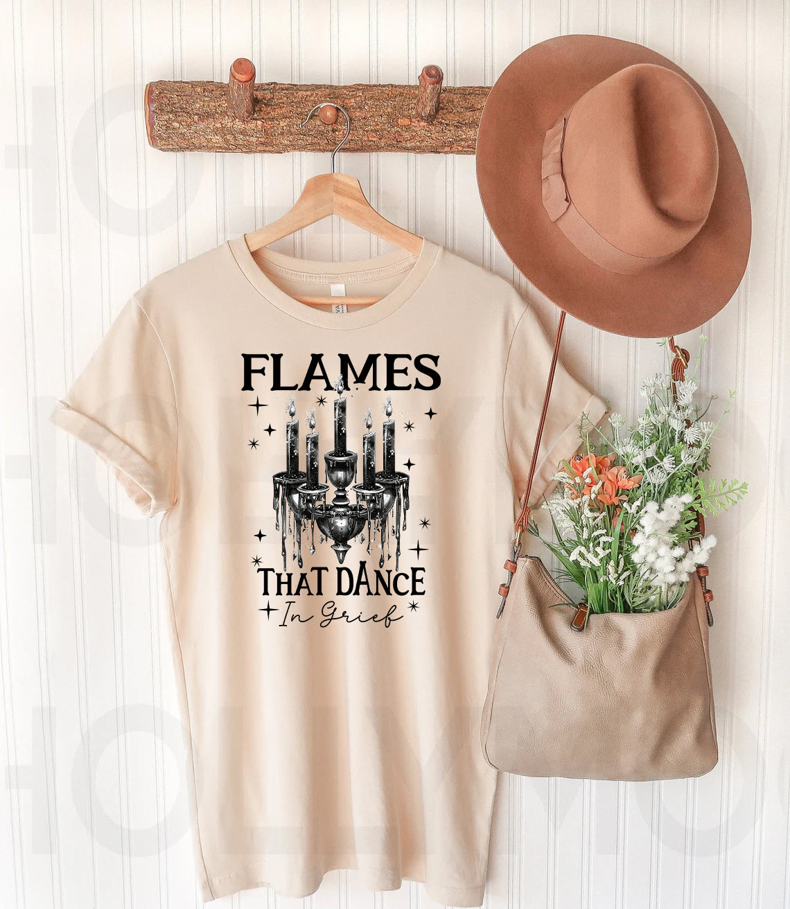 Flames That Dance in Grief Graphic Tee