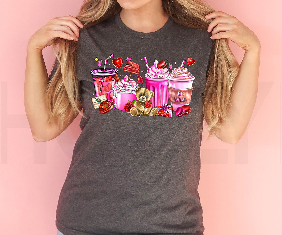 Be Mine Coffee Graphic Tee