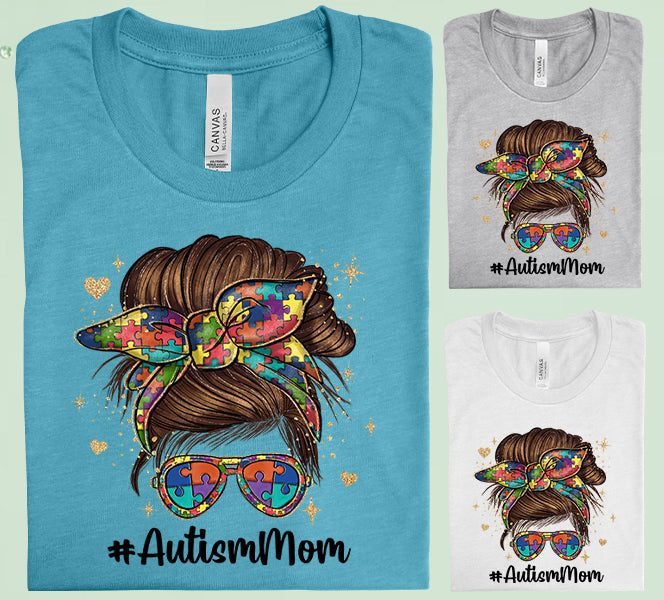 Autism Mom Graphic Tee Graphic Tee