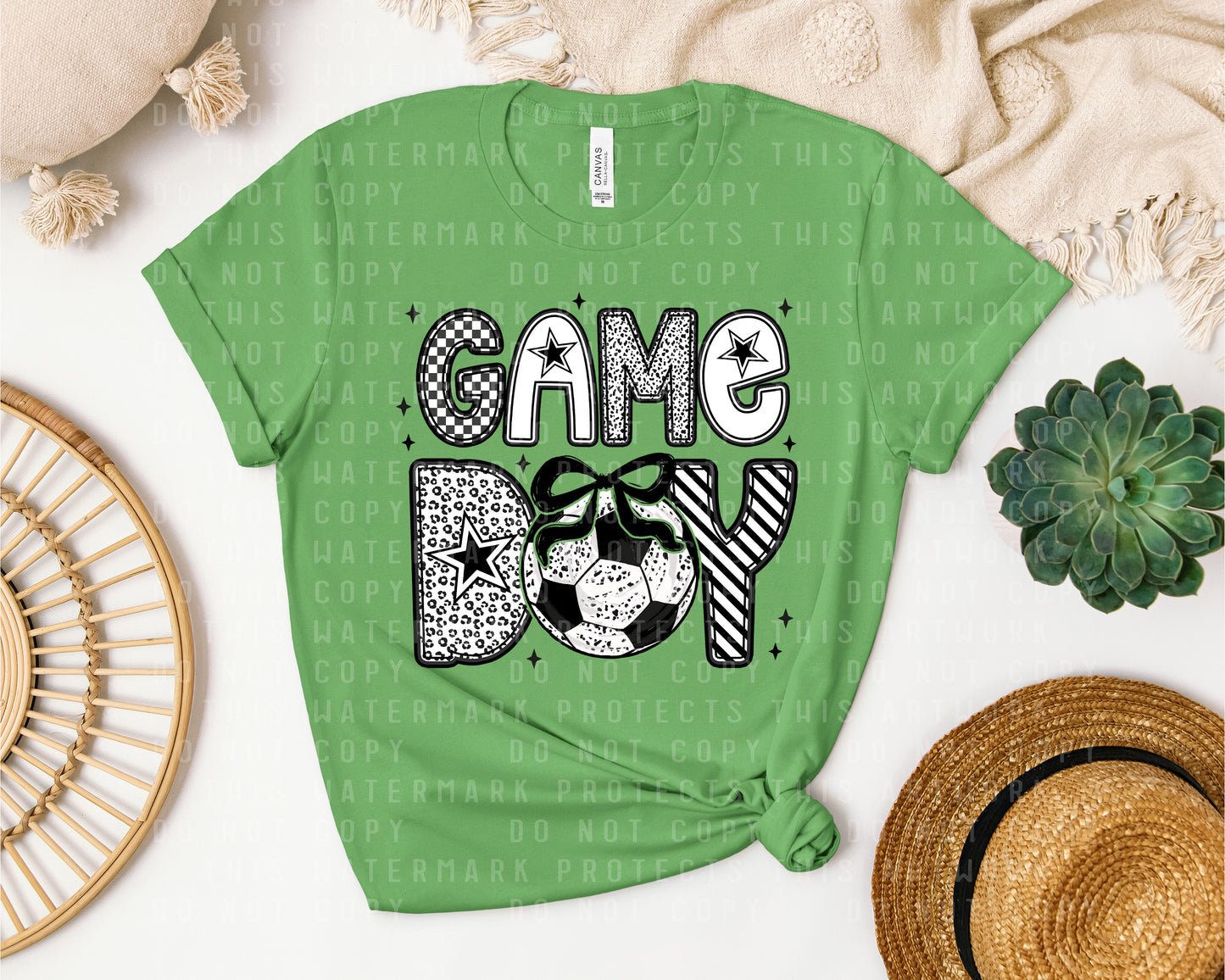 Soccer Game Day Graphic Tee
