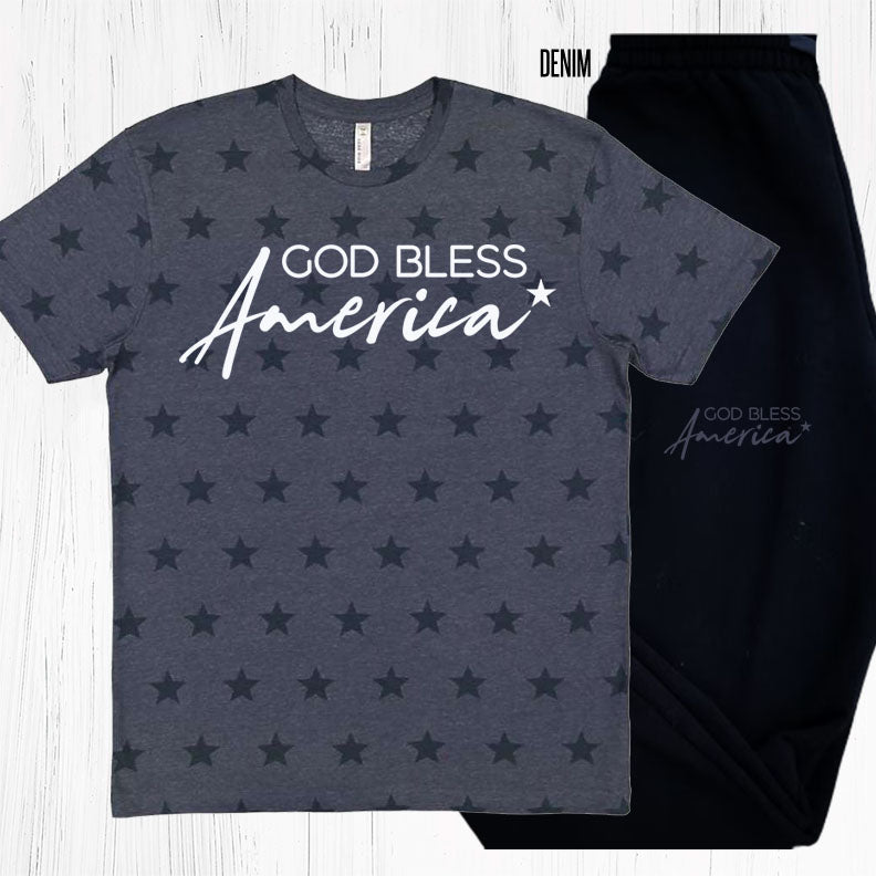 God Bless America Graphic Tee Graphic Tee
