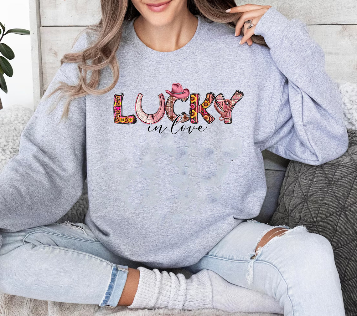 Lucky in Love Graphic Tee