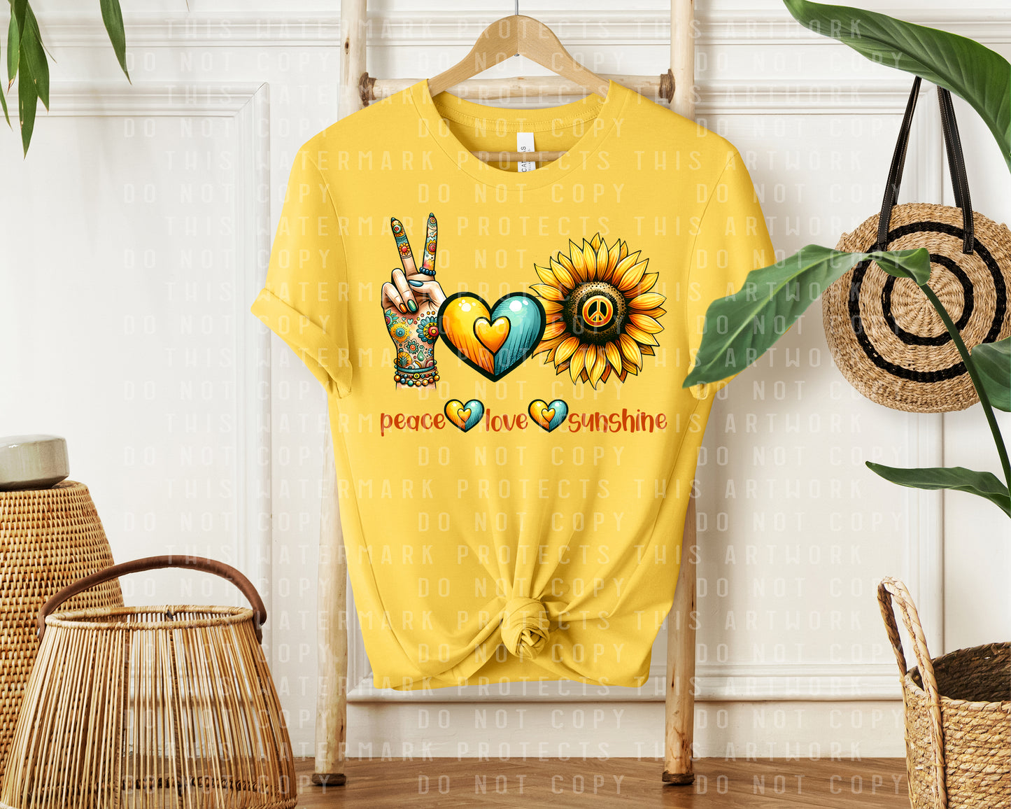 Peace Love Sunshine Graphic Tee