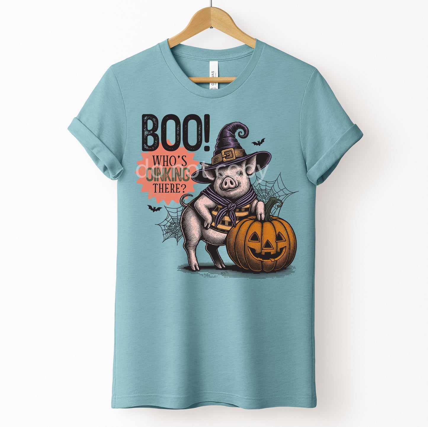 Boo Who's Oinking There Graphic Tee