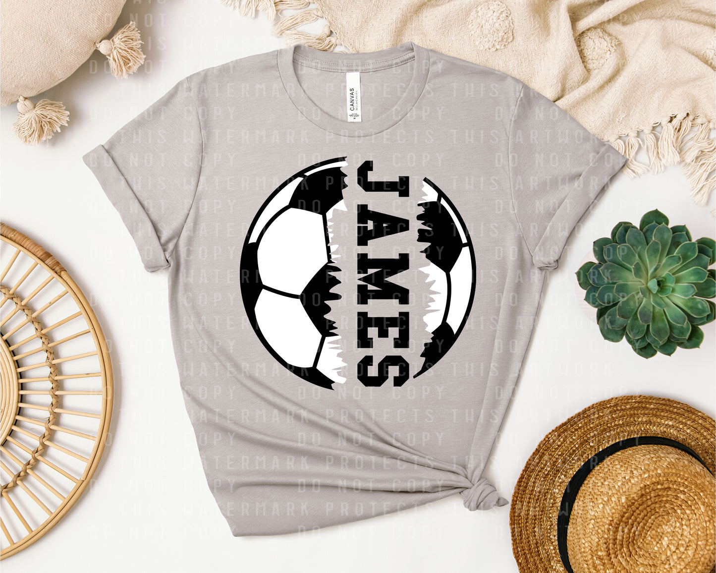Soccer Monogram Graphic Tee