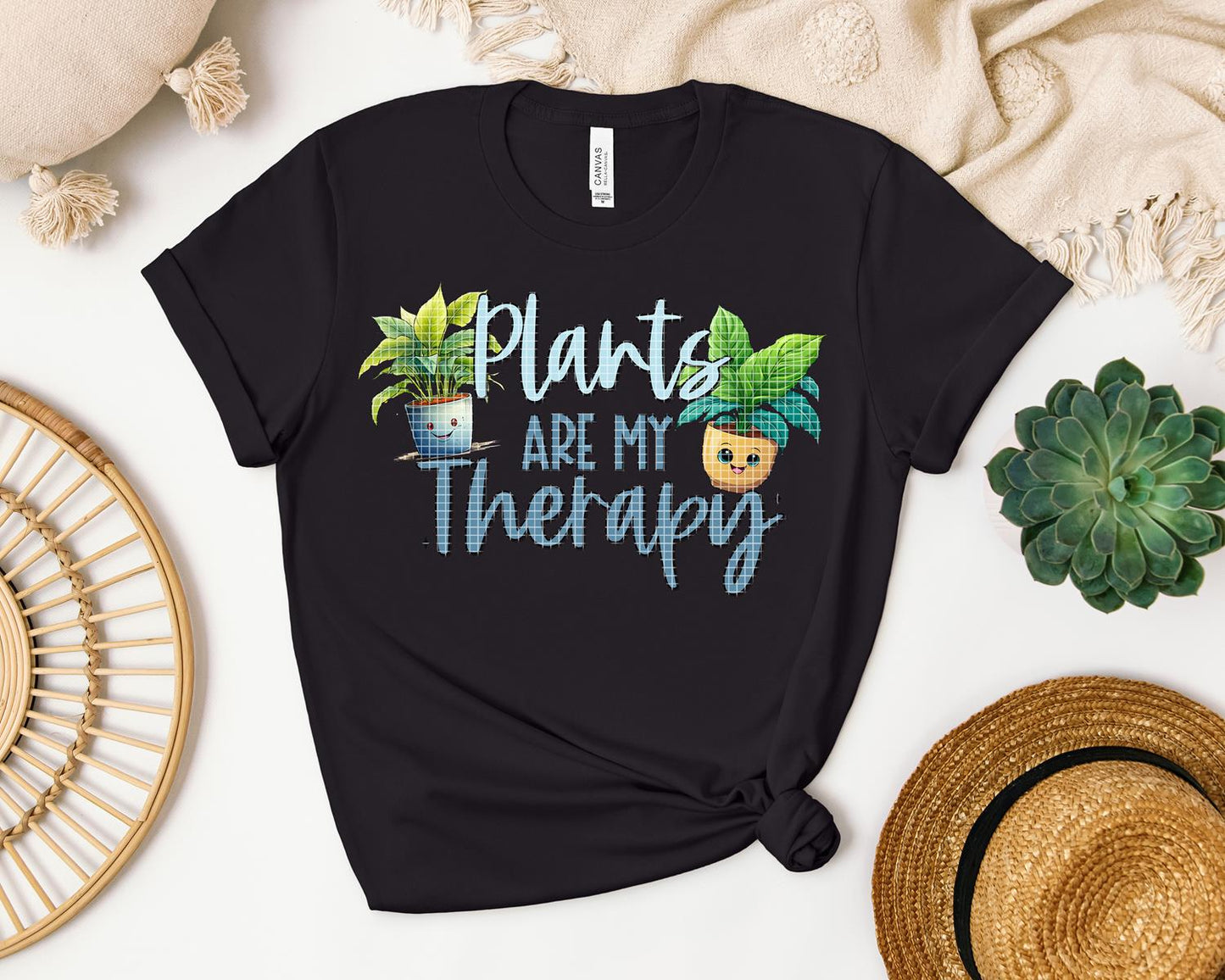 Plants are My Therapy Graphic Tee