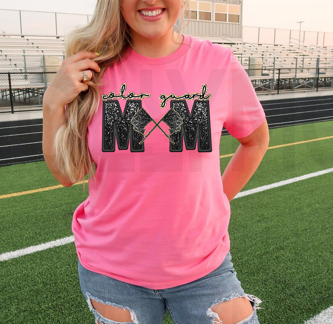 Color Guard Mom Graphic Tee