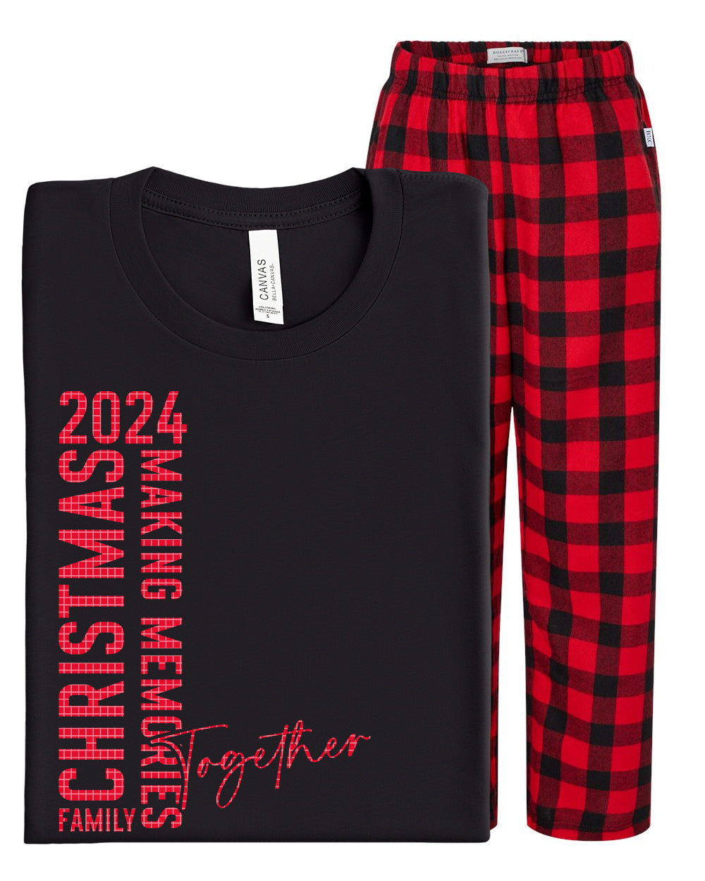 Family Christmas 2024 Graphic Tee