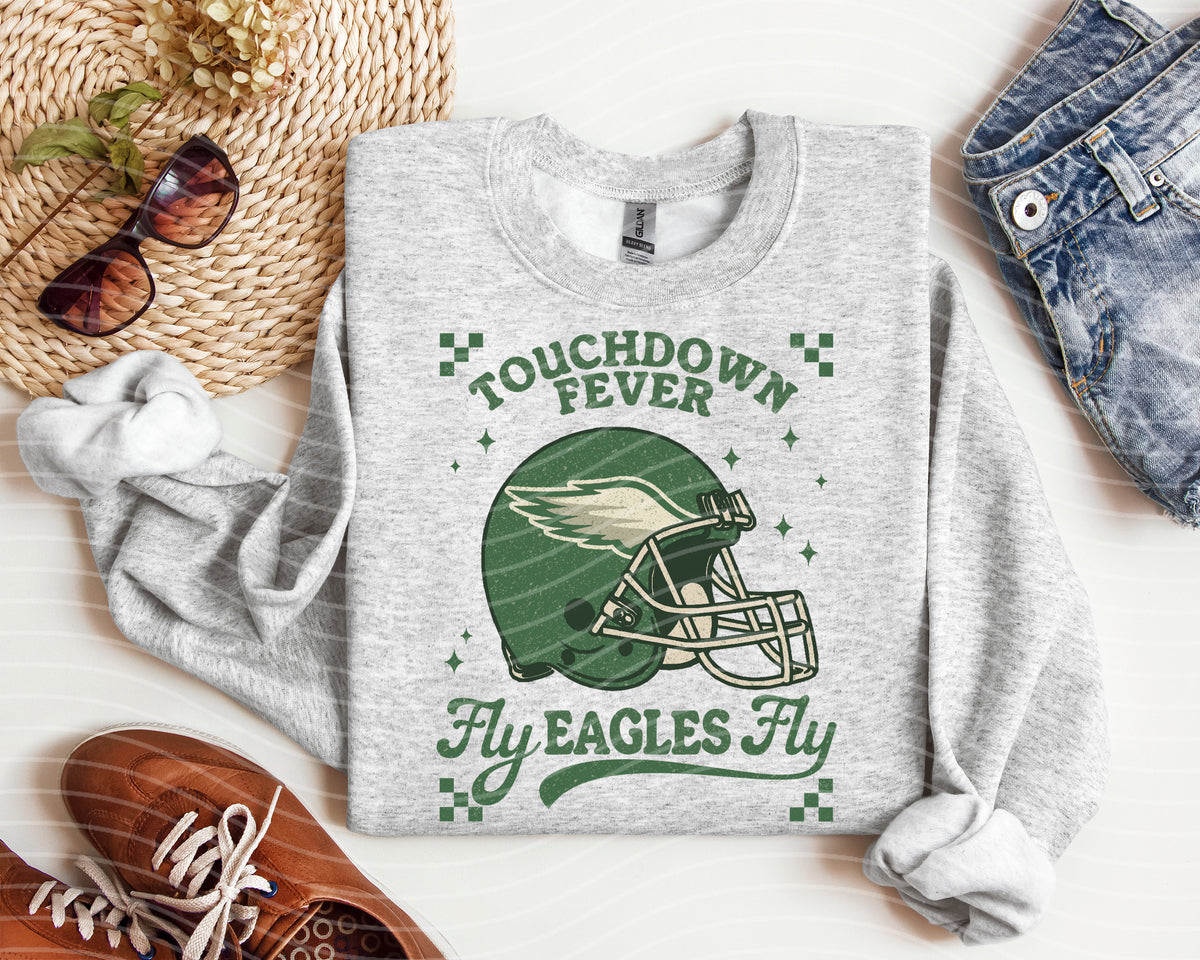 Touchdown Fever Fly Eagles Fly Graphic Tee