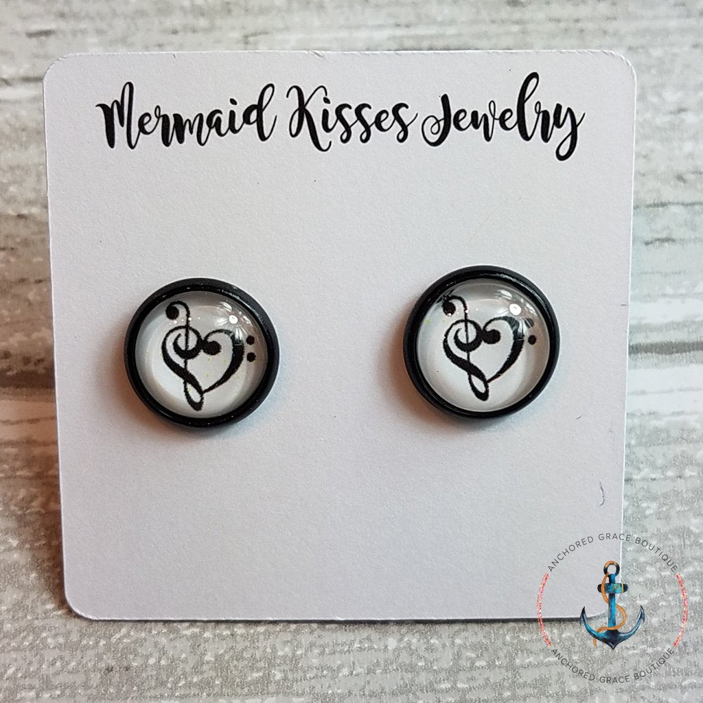 Photo Earrings - Music Love