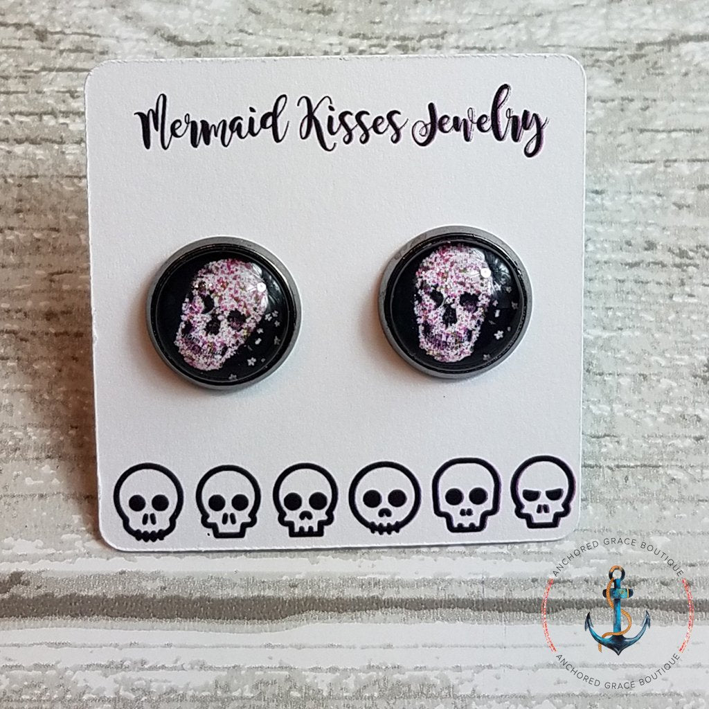 Photo Earrings - Skull
