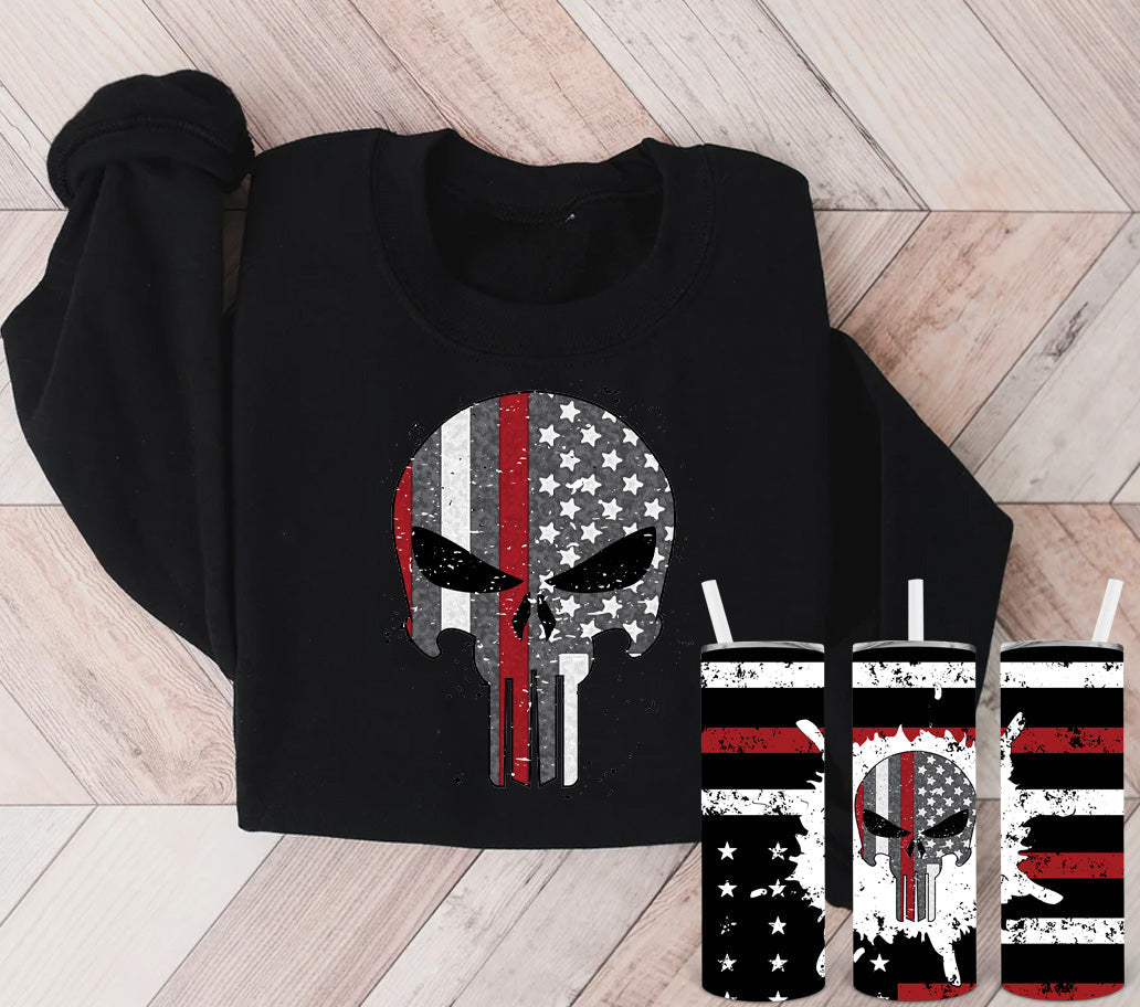 Fire Skull Graphic Tee Graphic Tee