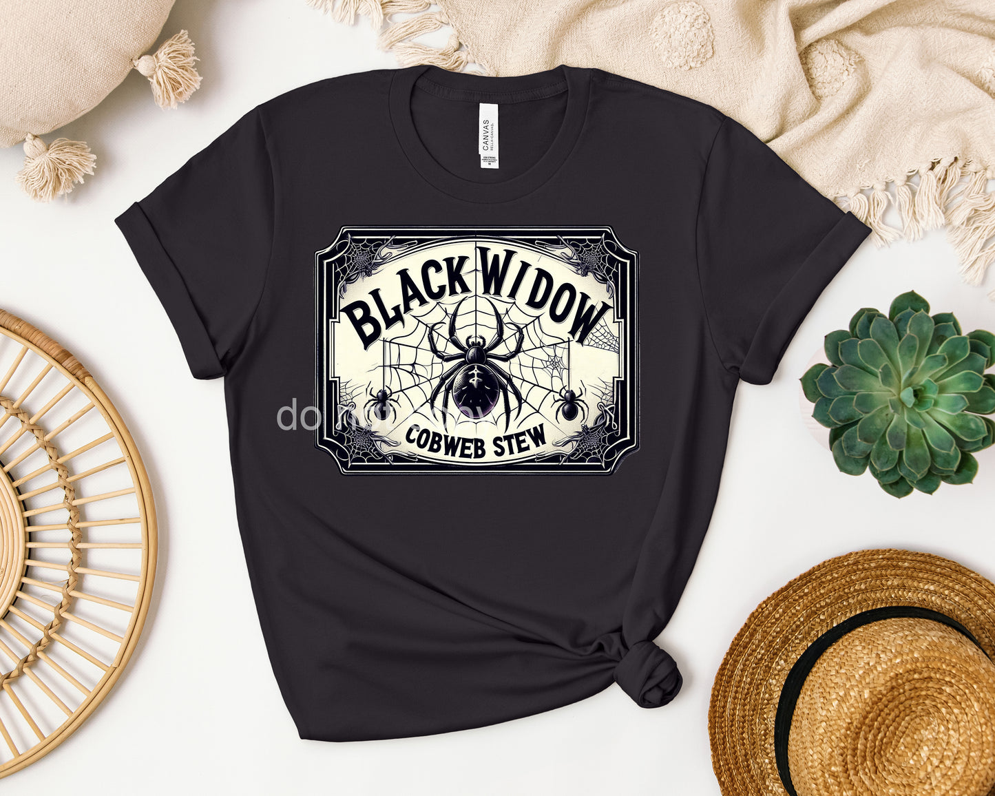 Black Widow Label Graphic Tee