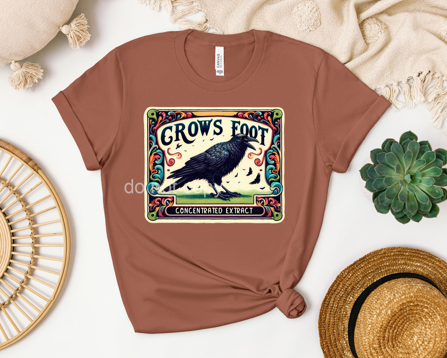 Crow's Foot Label Graphic Tee