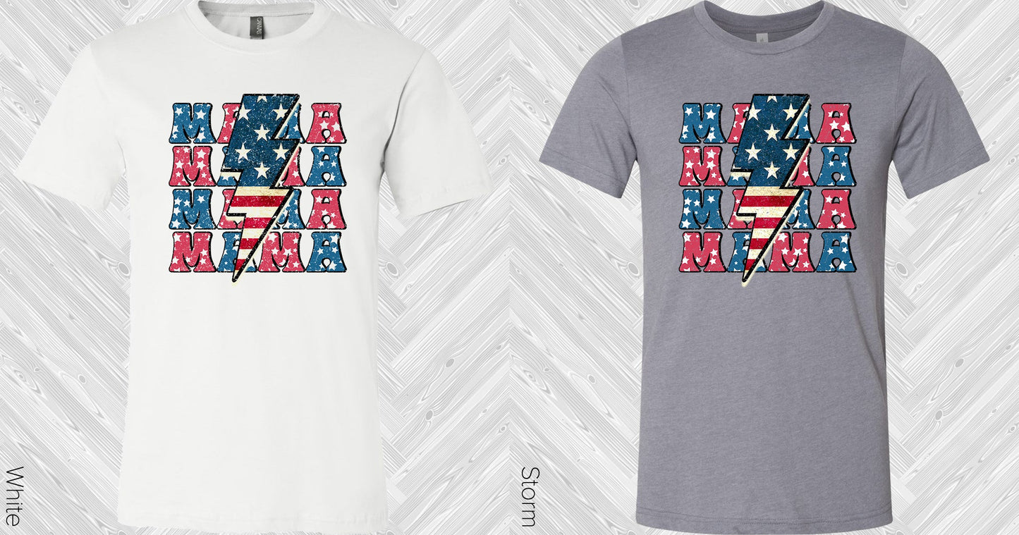 Mama Patriotic Graphic Tee Graphic Tee