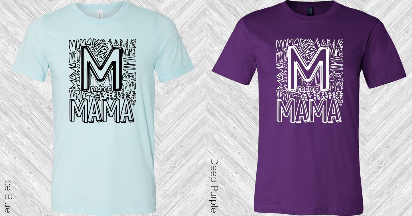 Mama Subway Art Graphic Tee Graphic Tee