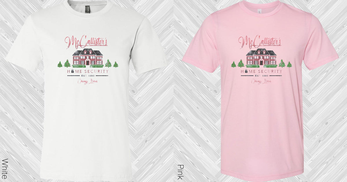 Mccallisters Home Security Graphic Tee Graphic Tee