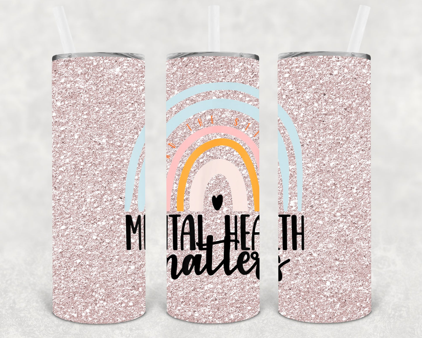 Mental Health Matters 20 Oz Skinny Tumbler