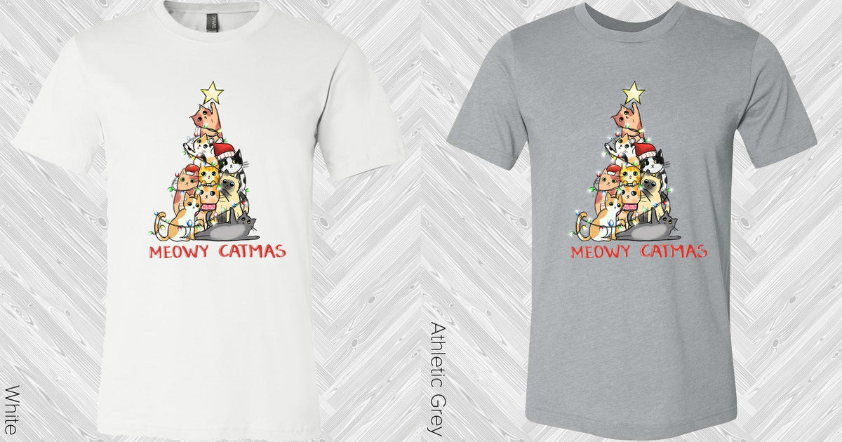 Meowy Catmas Graphic Tee Graphic Tee