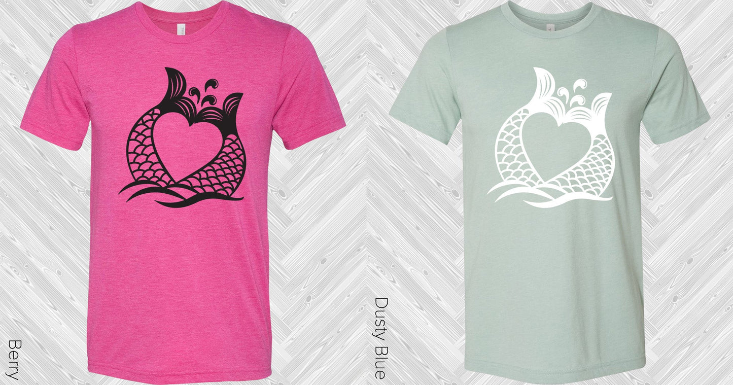Mermaid Heart Graphic Tee Graphic Tee