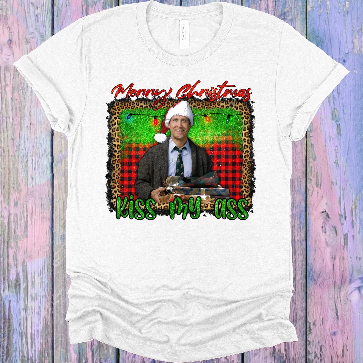 Merry Christmas Kiss My A** Graphic Tee Graphic Tee