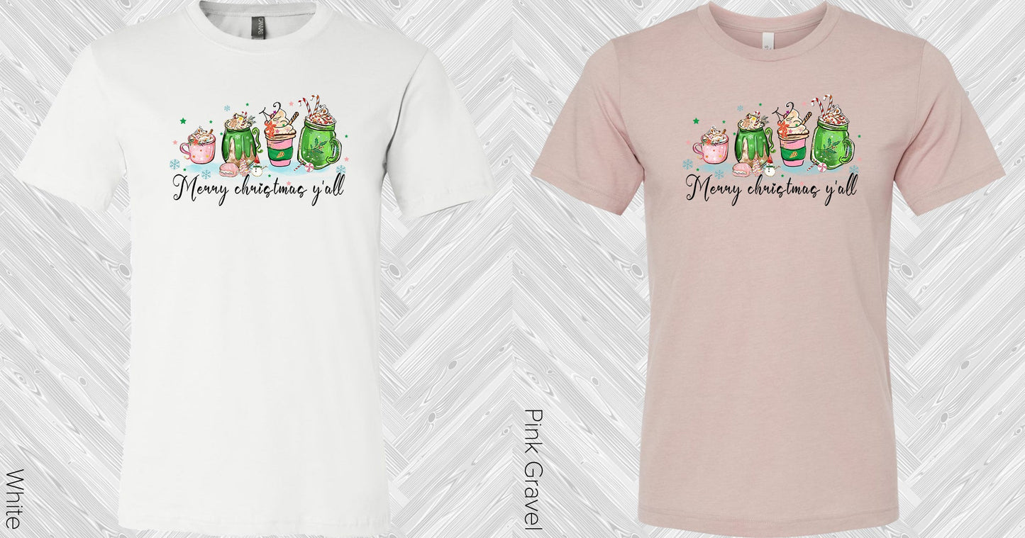 Merry Christmas Yall Graphic Tee Graphic Tee