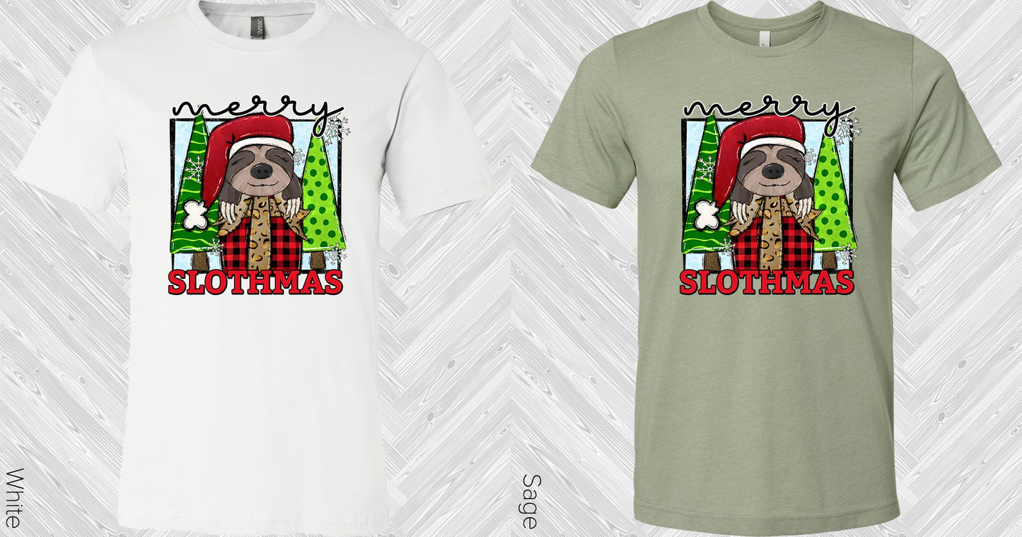 Merry Slothmas Graphic Tee Graphic Tee