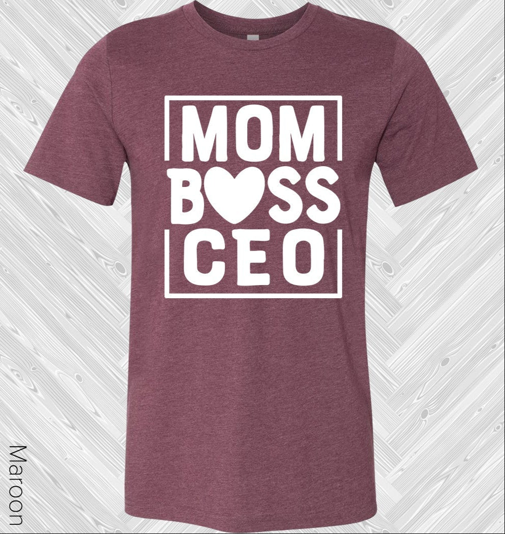 Mom Boss Ceo Graphic Tee Graphic Tee