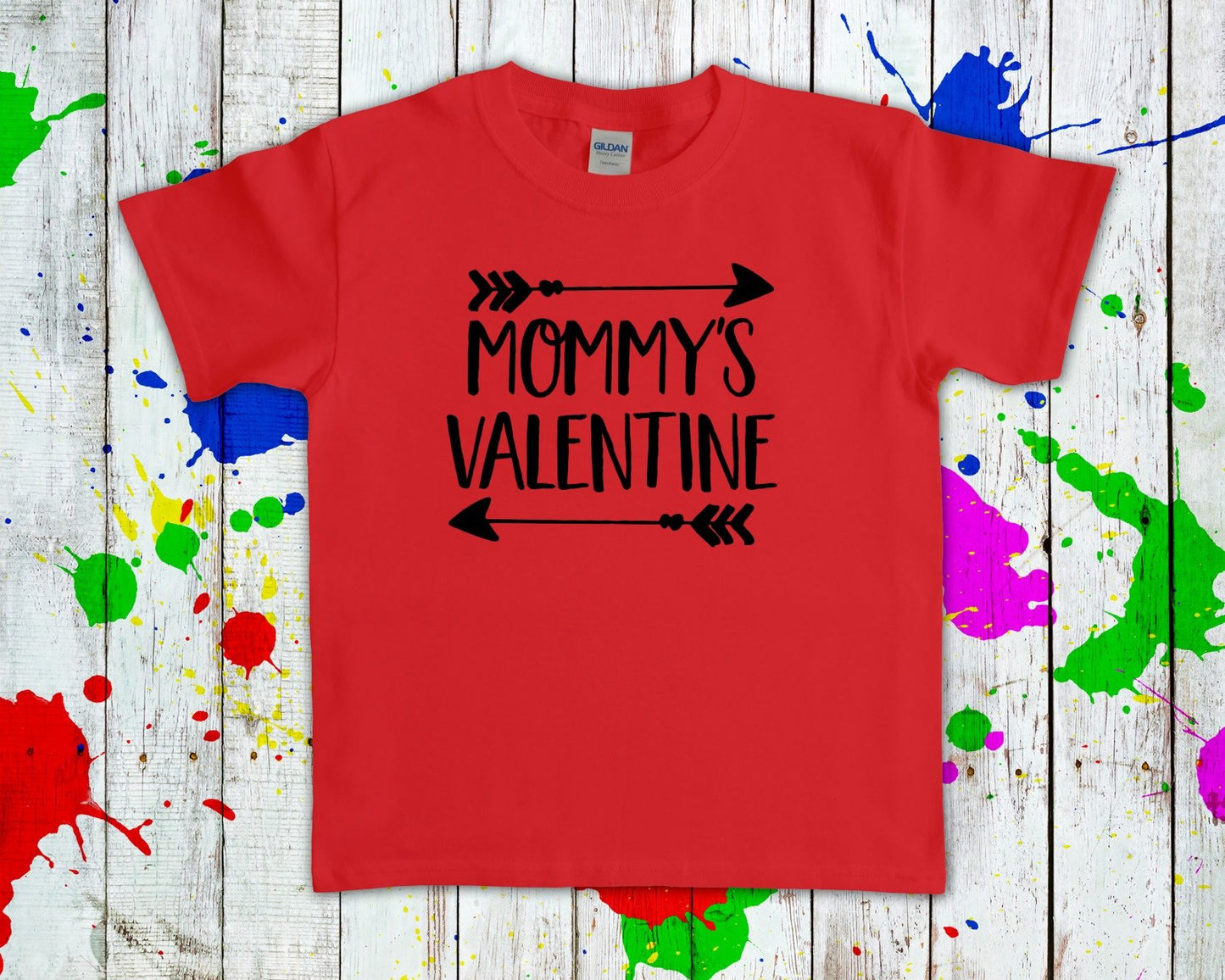 Mommys Valentine Graphic Tee Graphic Tee