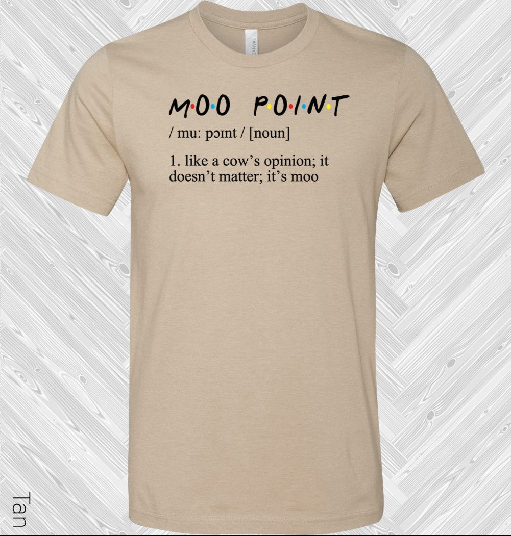 Friends: Moo Point Definition Graphic Tee Graphic Tee