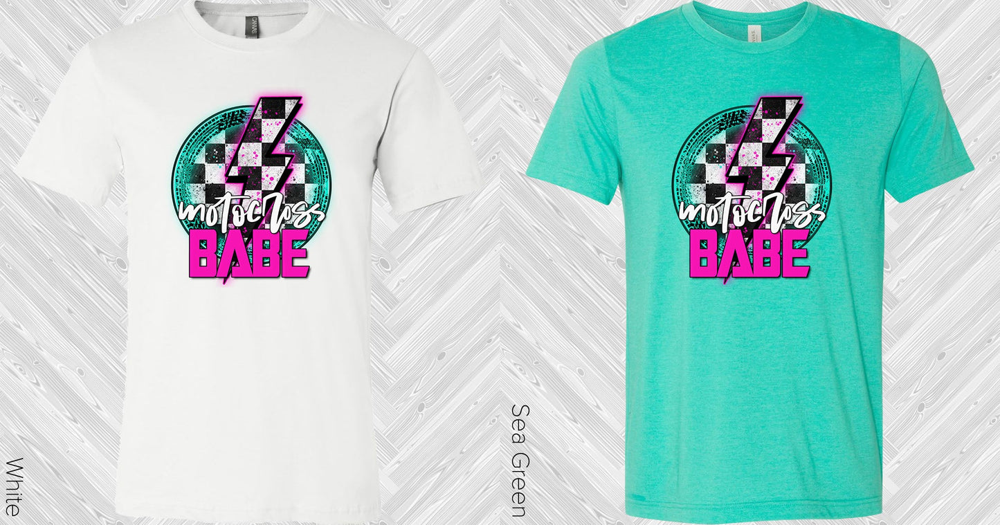 Motocross Babe Graphic Tee Graphic Tee