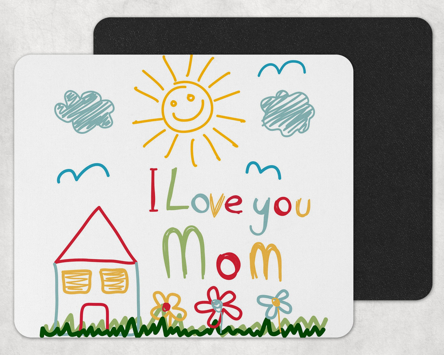 I Love You Mom Mousepad