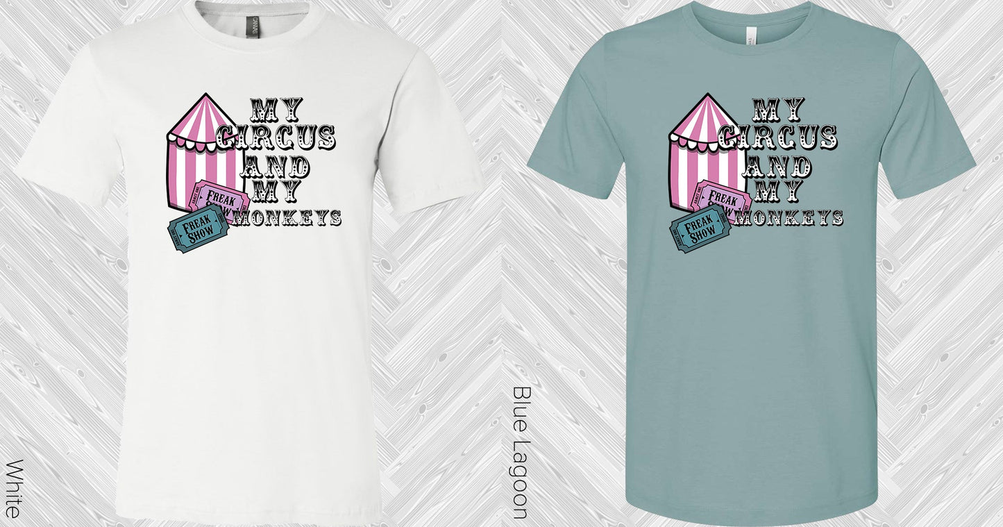 My Circus And Monkeys Graphic Tee Graphic Tee