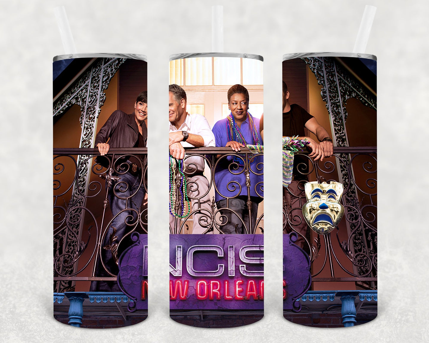 Ncis New Orleans 20 Oz Skinny Tumbler
