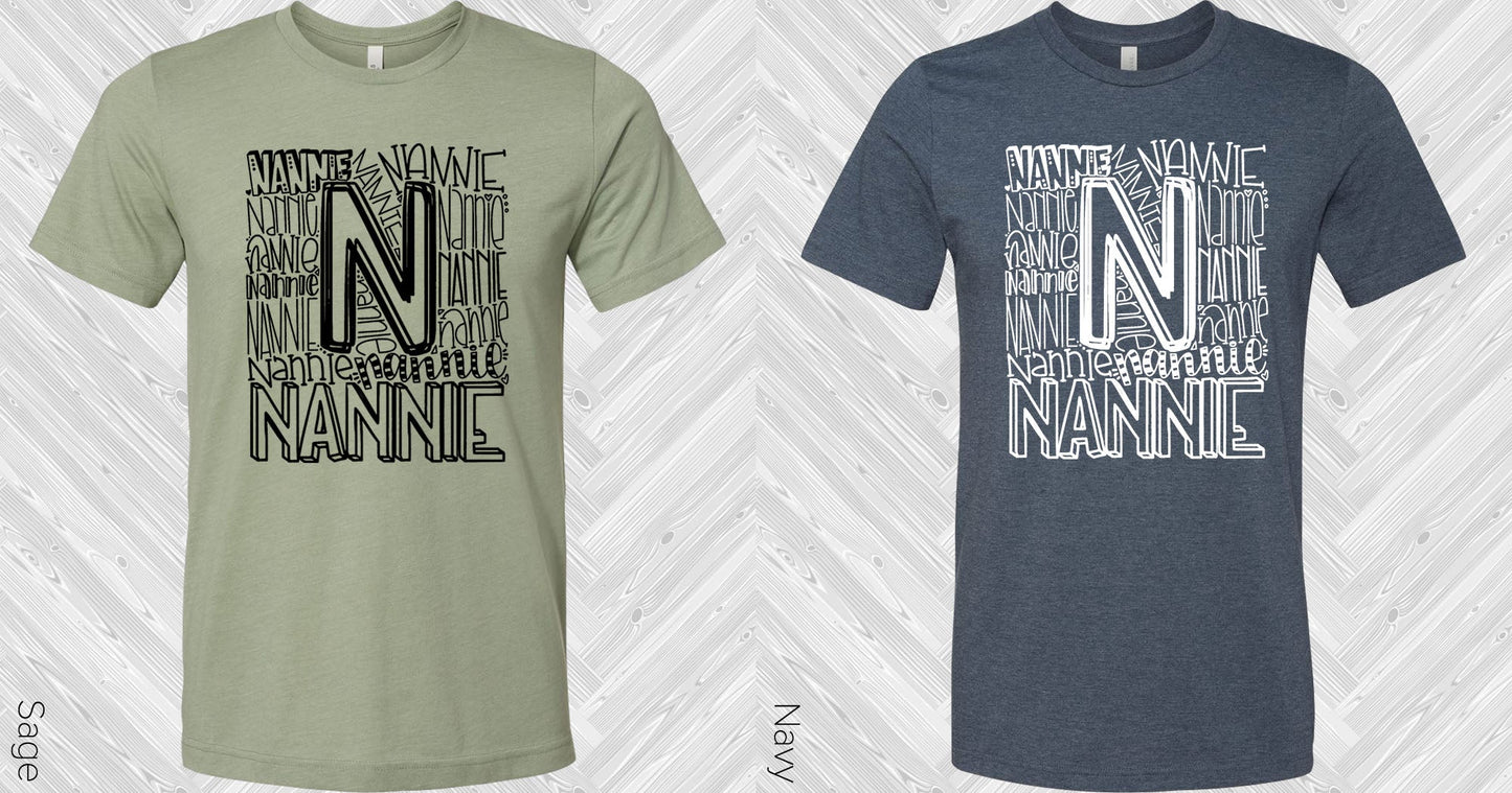 Nannie Subway Art Graphic Tee Graphic Tee