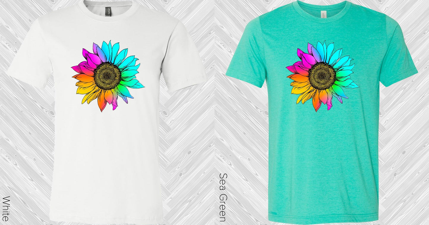 Neon Sunflower Graphic Tee Graphic Tee