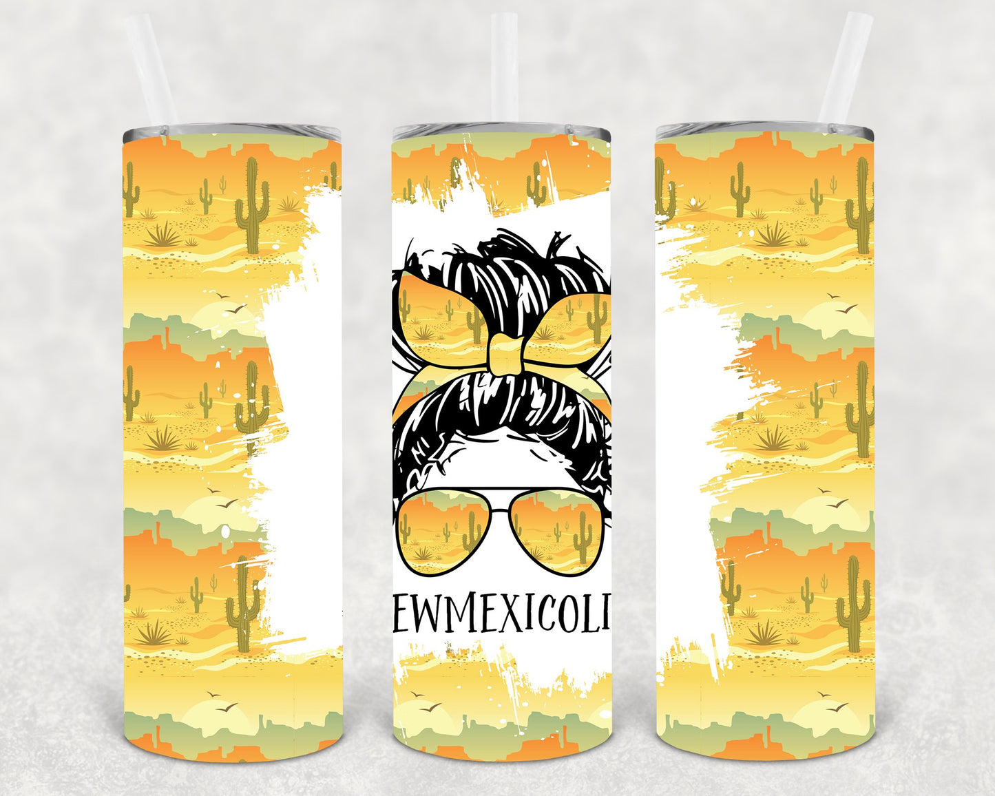 New Mexico Life #newmexicolife 20 Oz Skinny Tumbler