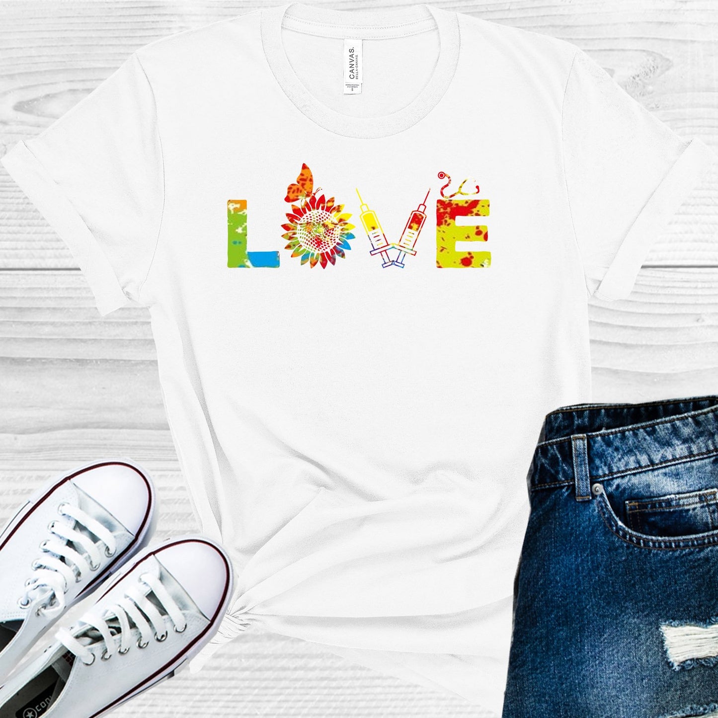 Nurse Love Graphic Tee Graphic Tee