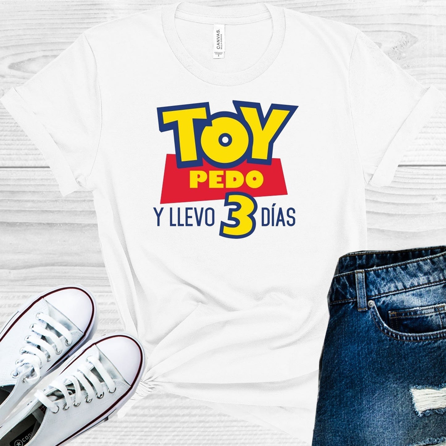 Toy Pedo Y Llevo 3 Dias Graphic Tee Graphic Tee